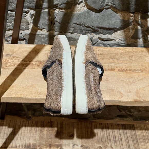Céline 2015 Brown Goat Hair Fur Slip-on Sneakers - Picture 8 of 11